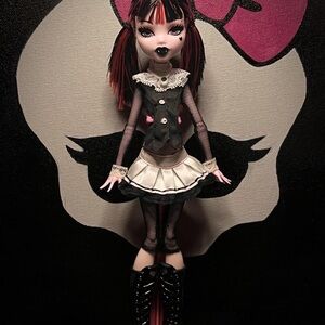 Monster High Doll with Black and Pink Outfit